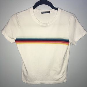 Brandy Melville Jamie Rainbow Top