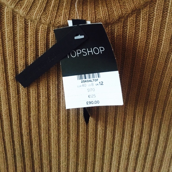TOPSHOP Cutout Wool Blend Sweater - Picture 6 of 7