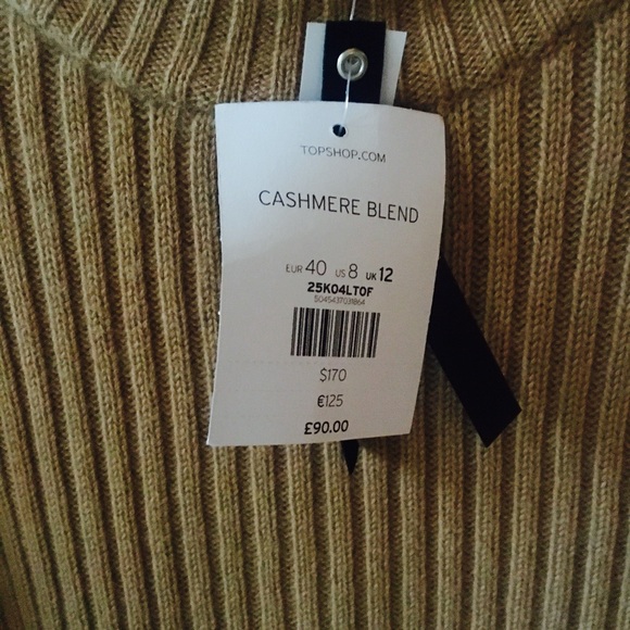 TOPSHOP Cutout Wool Blend Sweater - Picture 7 of 7
