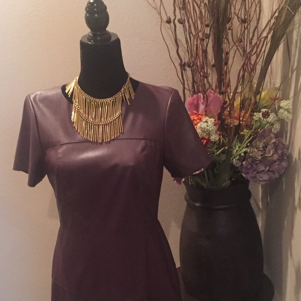 SOLD. Vegan “leather” dress.