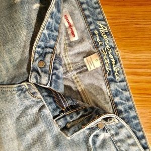 Vintage Abercrombie & Fitch Denim Distress Skirt