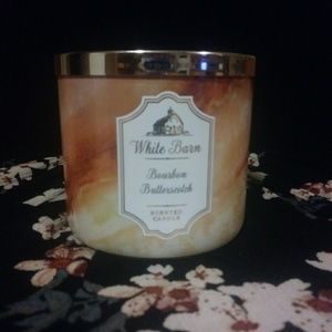 Bourbon Butterscotch candle Bath & Body Works