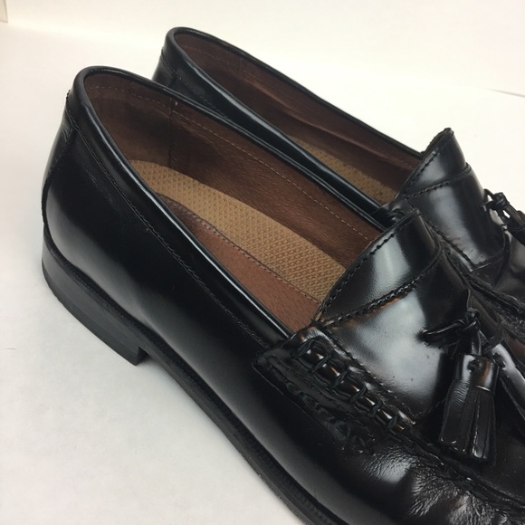 Johnston and Murphy Black Slip on Loafers Sz 10 main image 4