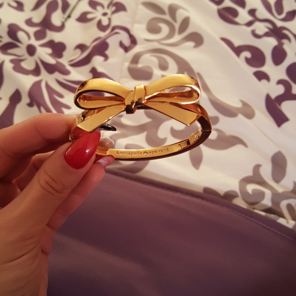 Kate Spade Gold Ribbon Bangle