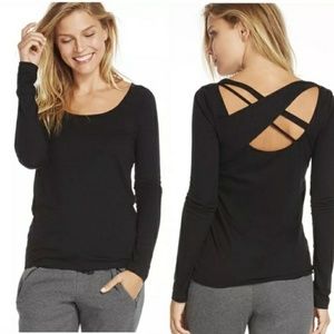 Fabletics Asymetrical Jersey Tee NWT