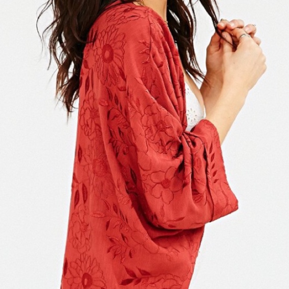 Kimchi Blue Kimono M/L burnt orange NWT