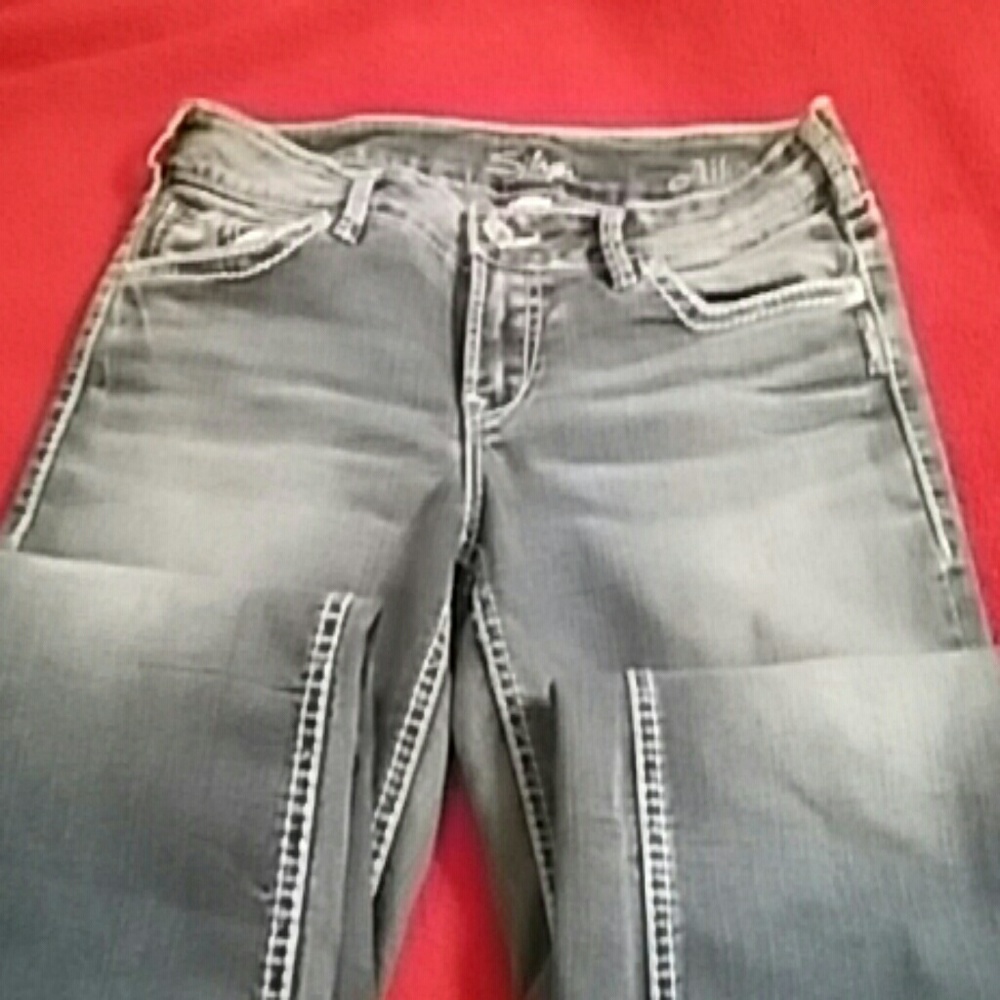 Silver jeans