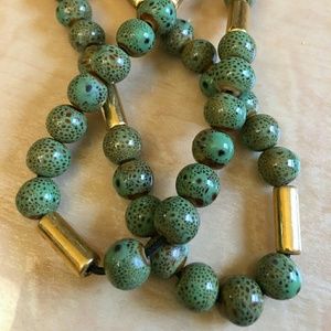 Ceramic beads necklace