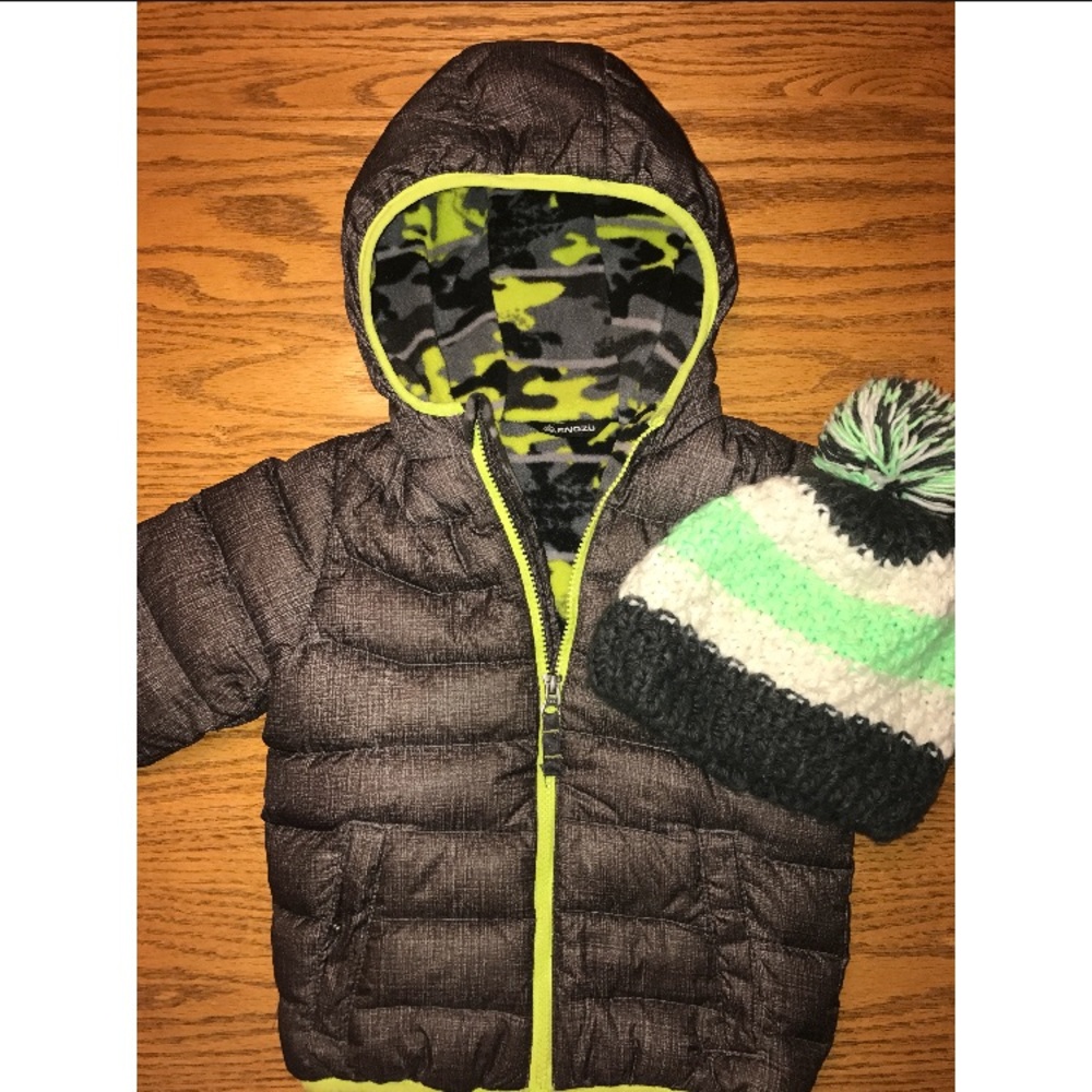 3t snozu winter jacket w/ hat