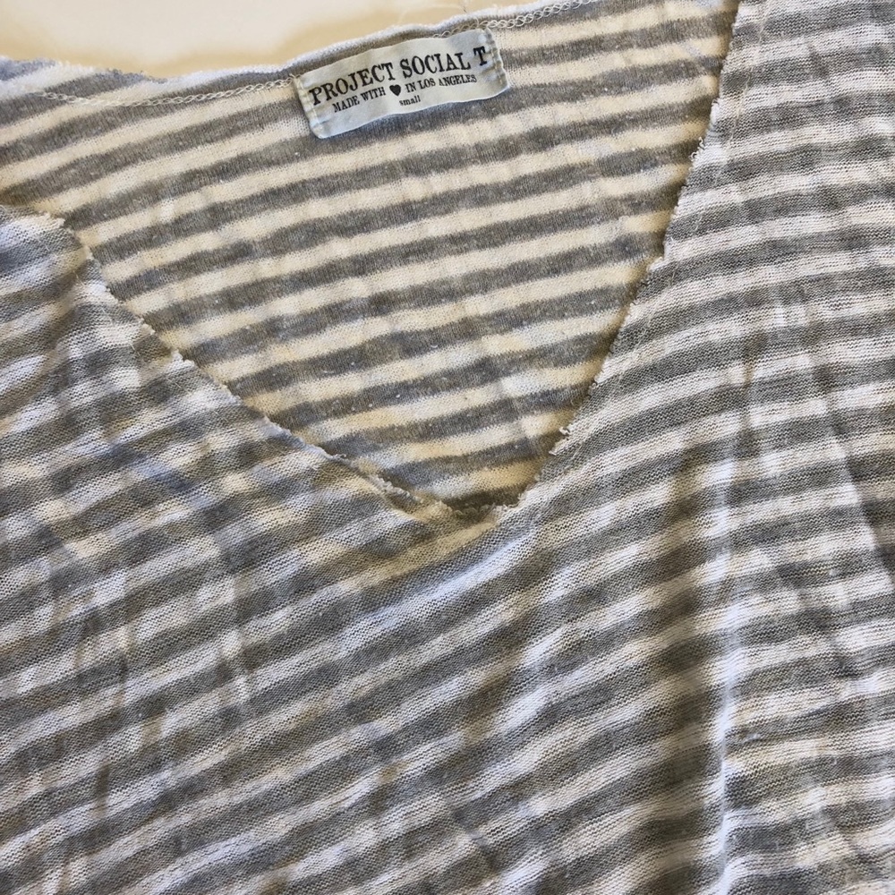 Urban outfitters Project Social T striped tee S
