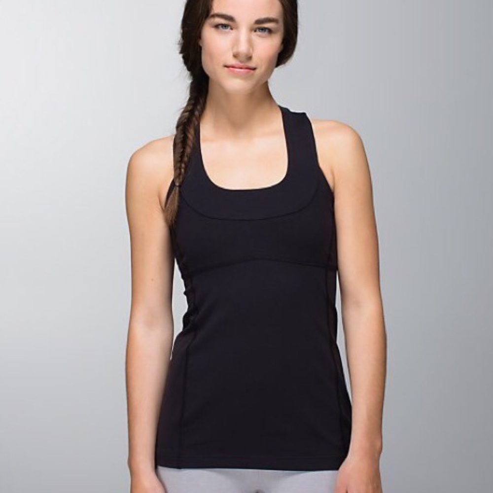 Lululemon athletica cool scoop neck mesh tank top
