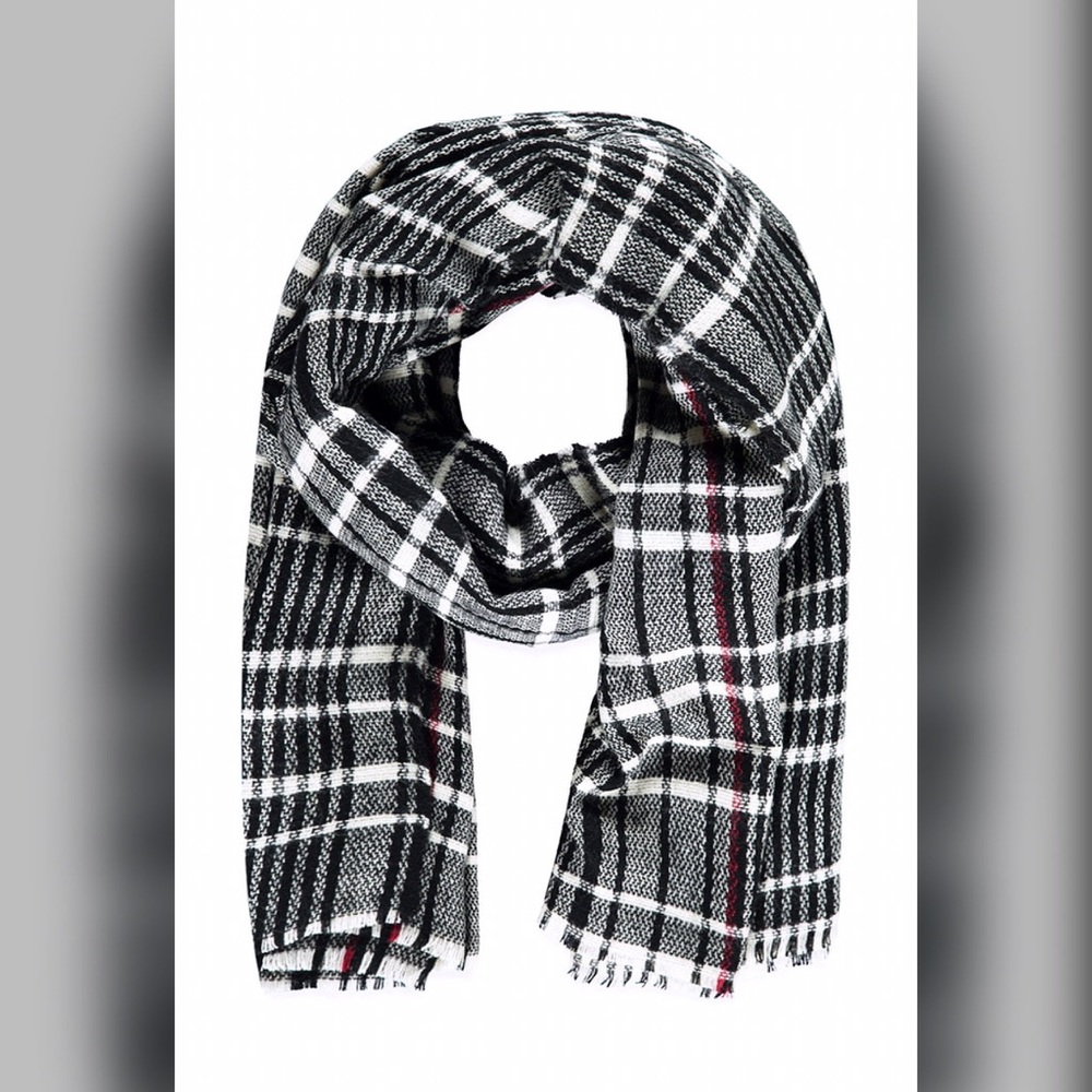 Forever 21 plaid blanket scarf