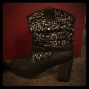 Techno Black/Multi Booties
