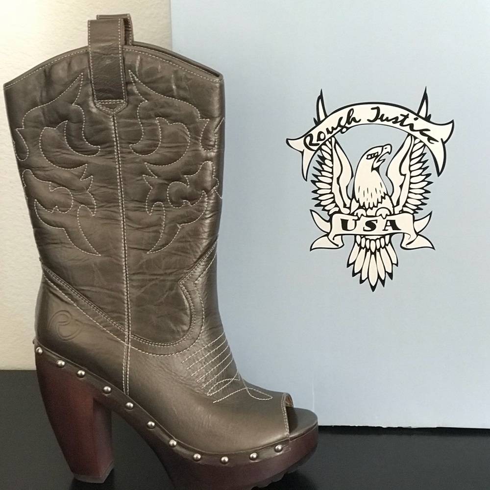 Peep toe Cowgirl Boots