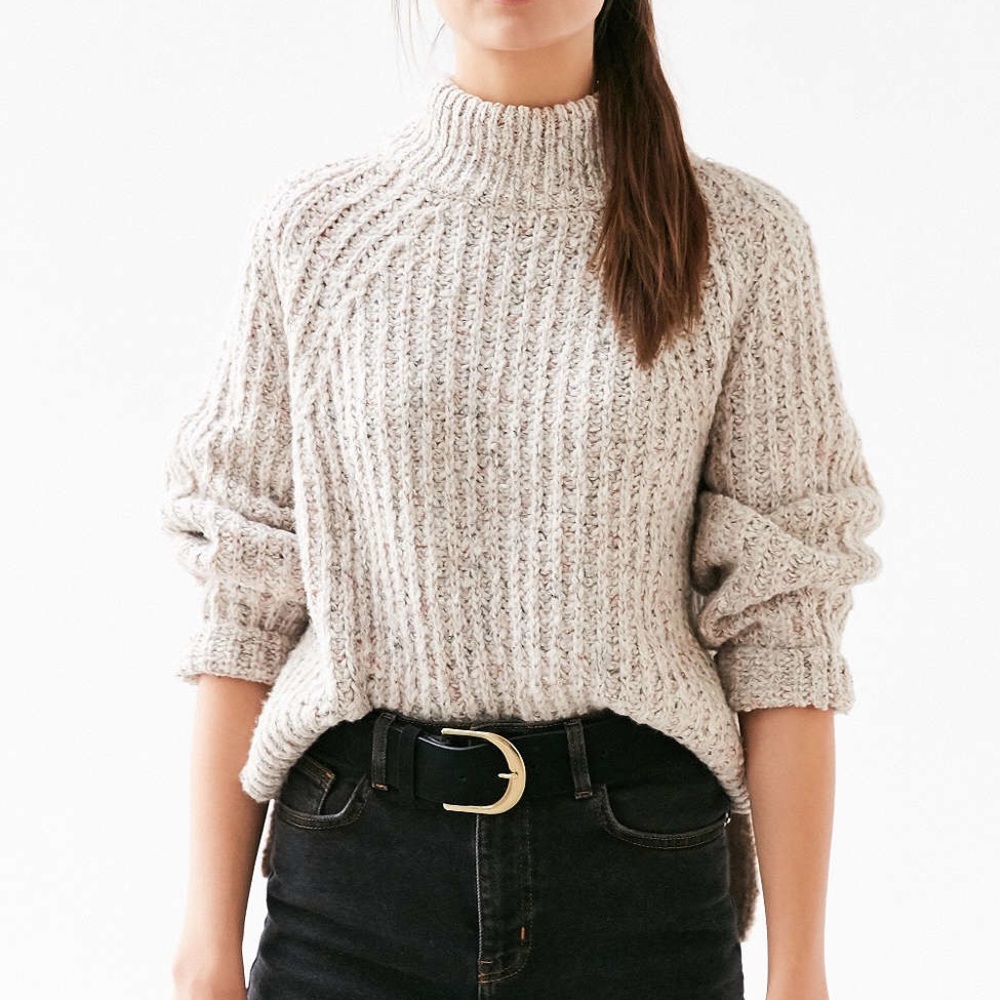 ISO silence + noise mock neck Easton sweater