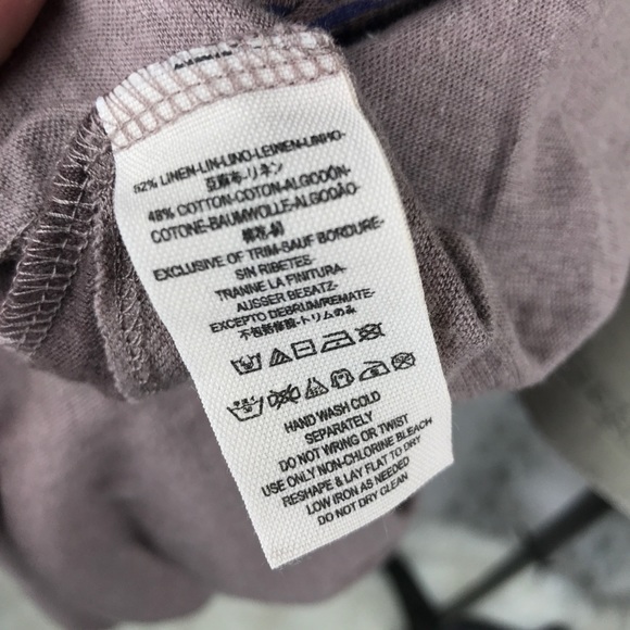 Free people purple crochet back detail tunic - Picture 7 of 7