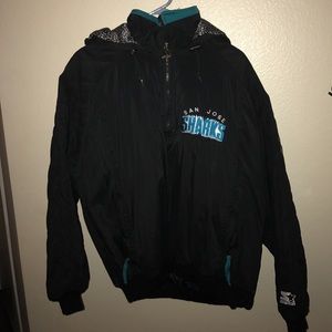 Vintage sharks starter heavy jacket