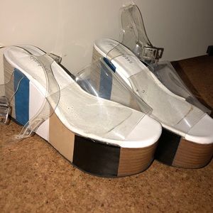 Jeffrey Campbell jelly platforms ⚡️ Brand New