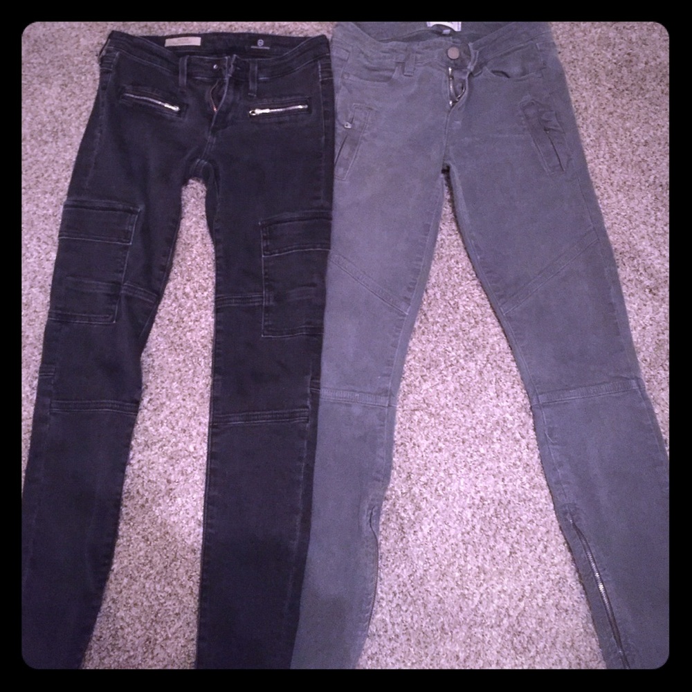 AG & Paige skinny sexy cargo’s