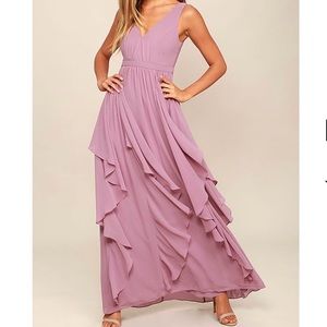 Dusty pink formal dress