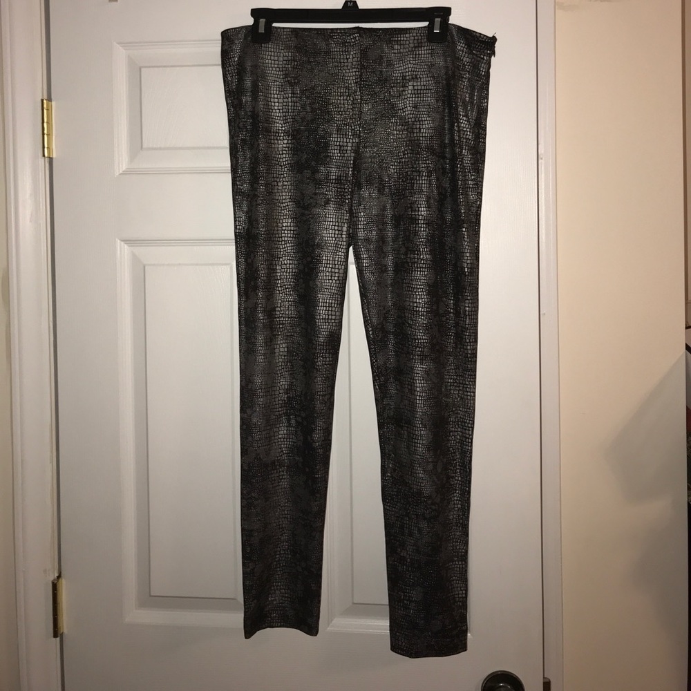 NYCO Snakeskin print stretch pants