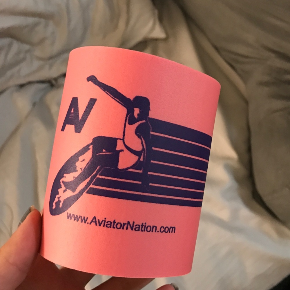 AVIATOR NATION drink cozy pink and purple!