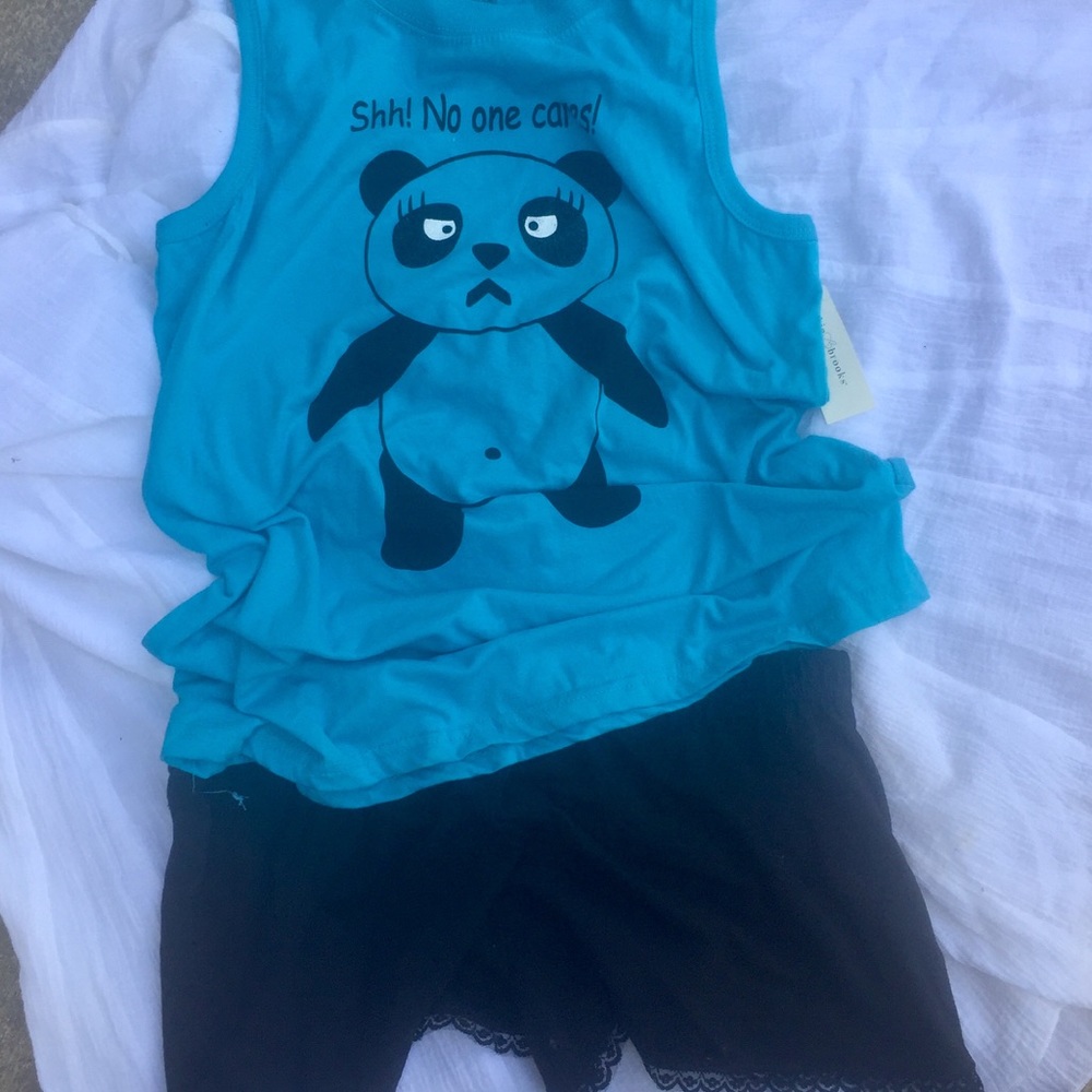 Bobbie Brooks Sleep Wear Panda Blue NEW WITH TAGS