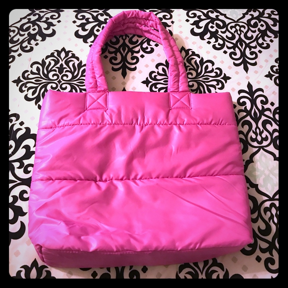 Pink Padded Tote Bag