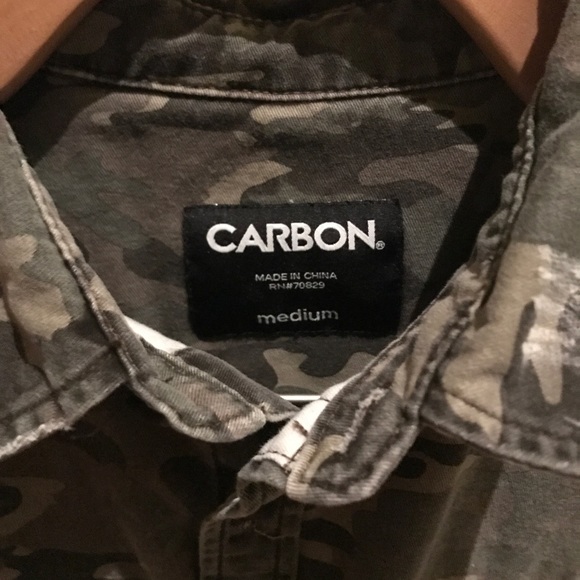 Camo Button Up - Picture 4 of 4