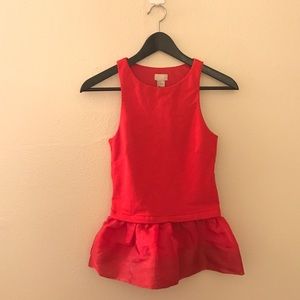 Red peplum Top from H&M