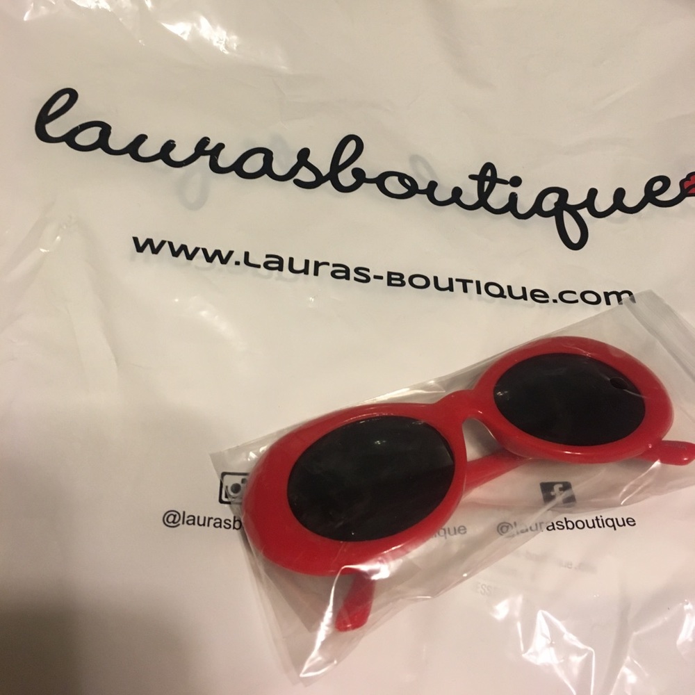 Red sunglasses
