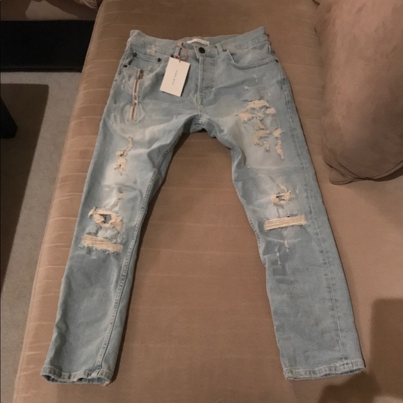 Zara Desert Distressed Denim - Picture 3 of 5