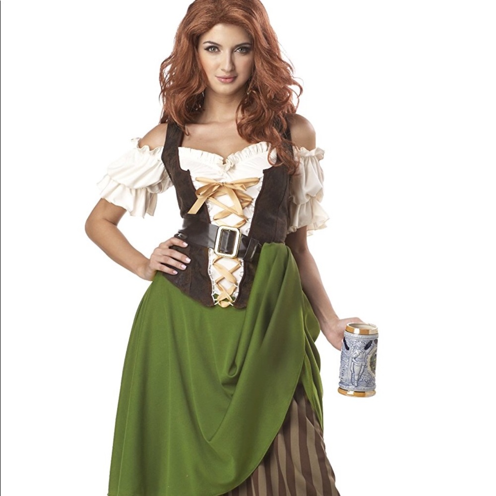 Tavern Maiden Costume, New! Size L
