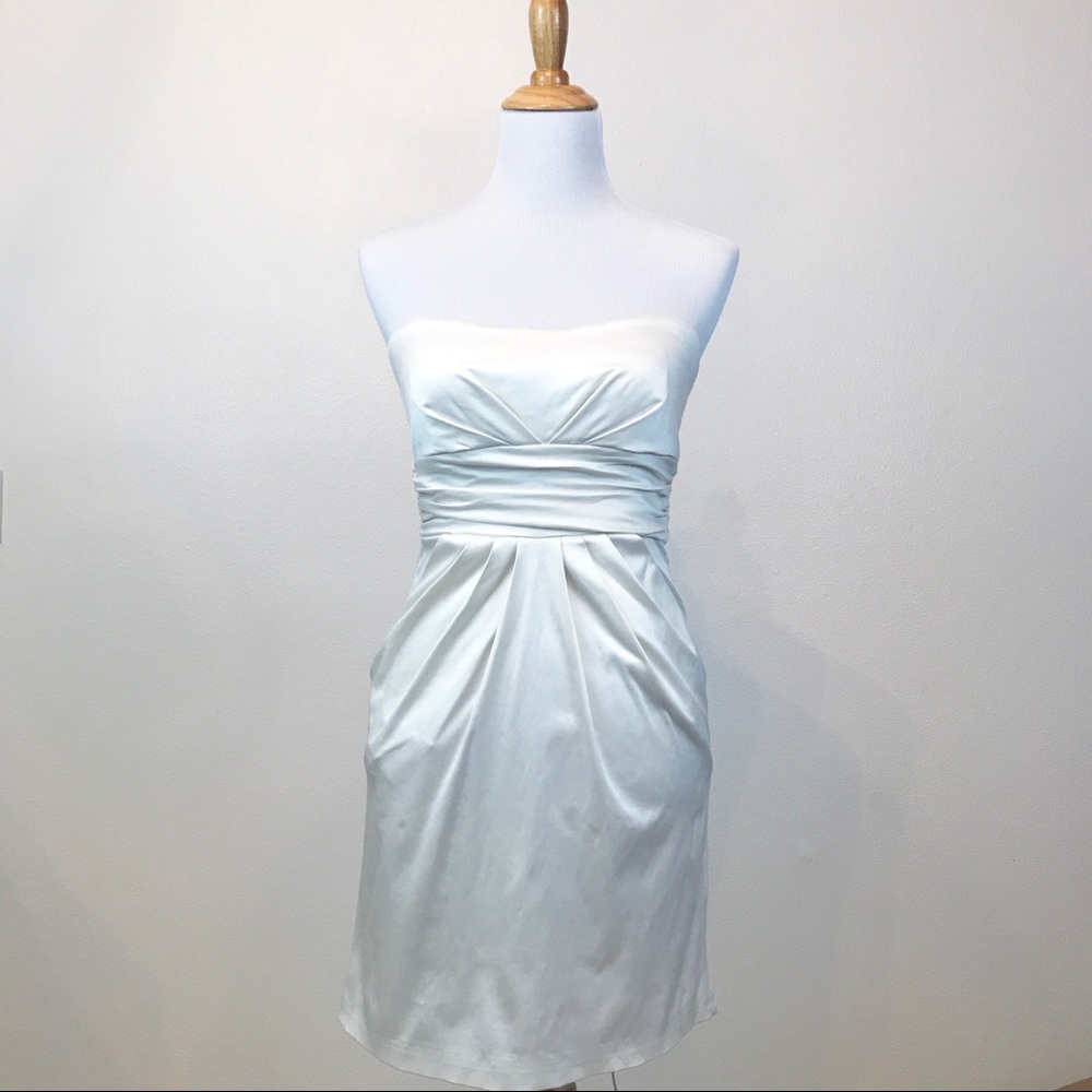 White Mini Fitted Dress