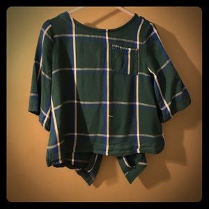 🎀Old Navy Girls Cute Plaid Top-Size 4T🎀