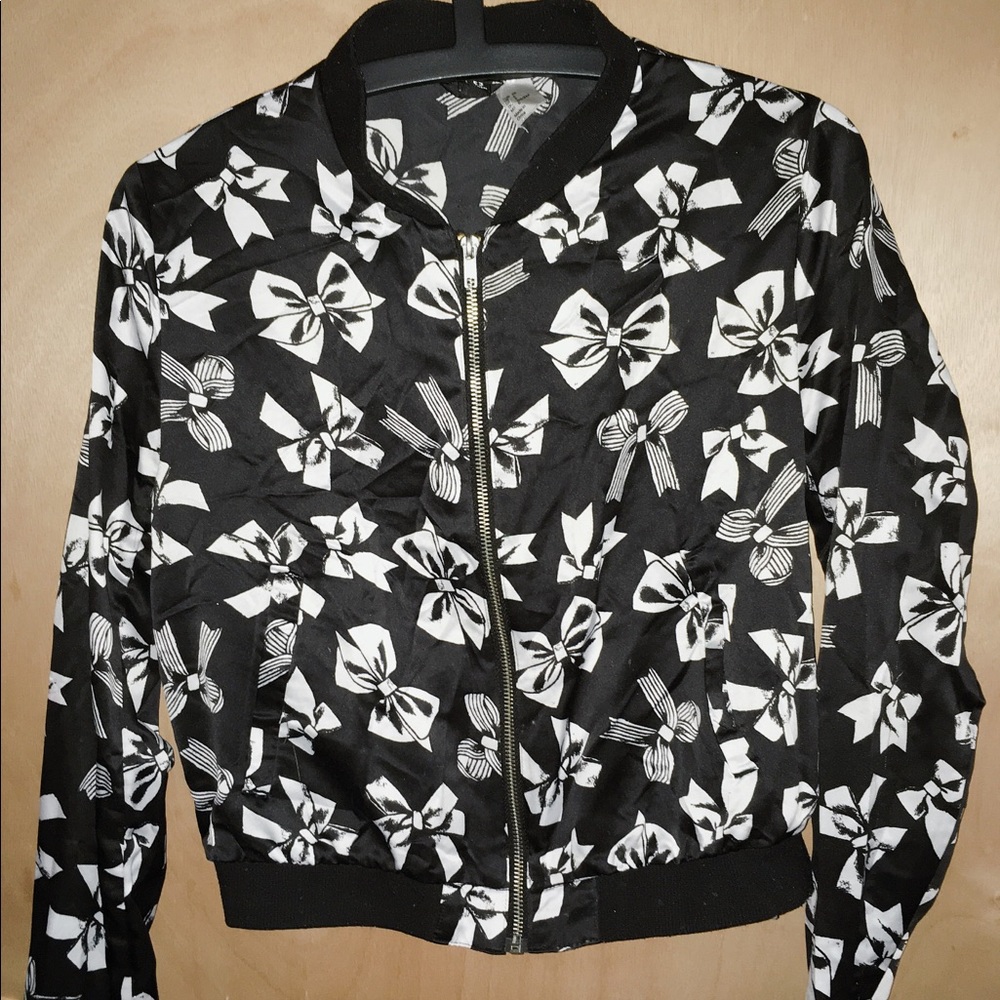 H&M Black and White with Ribbon prints.