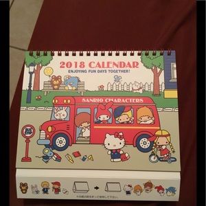 Sanrio characters calendar