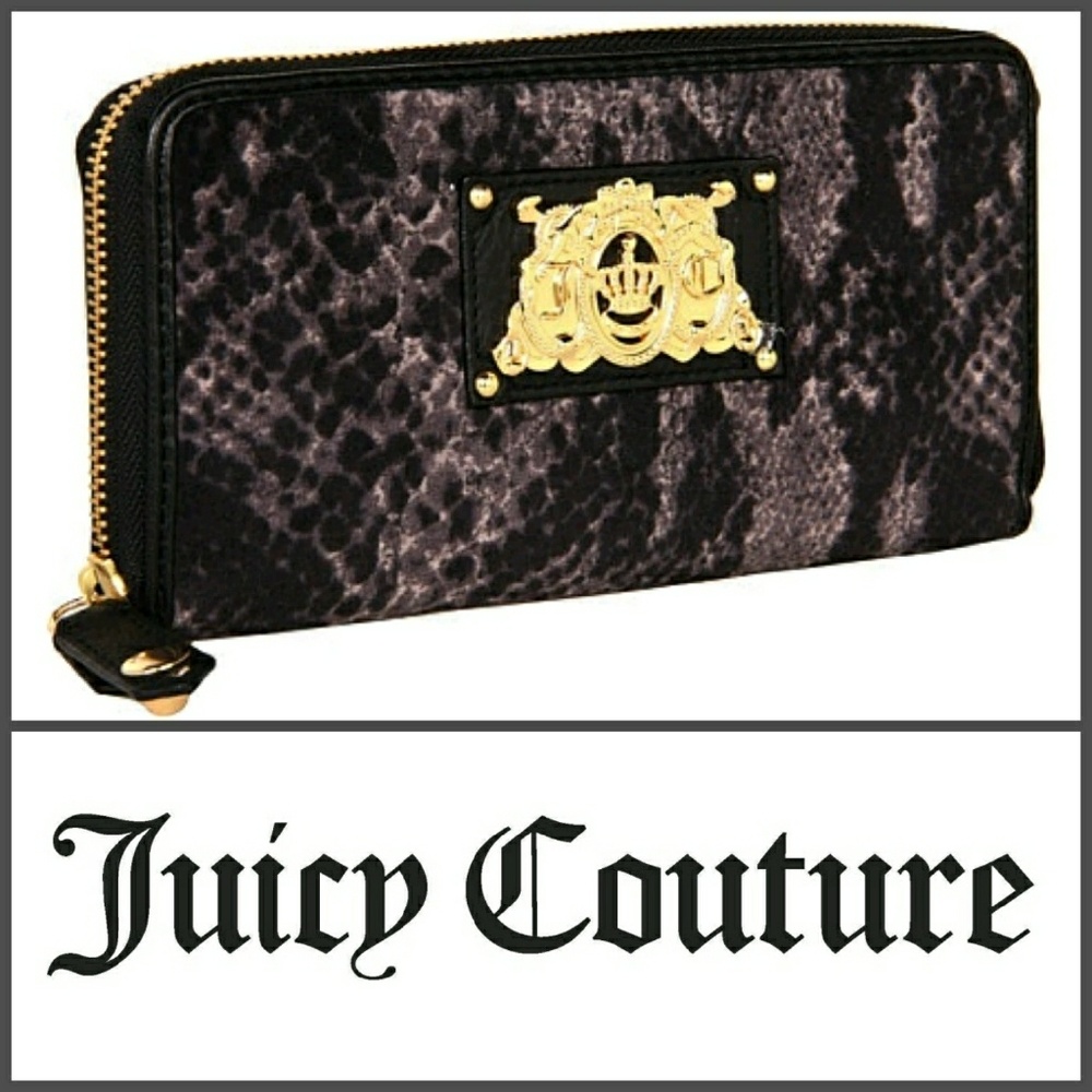 👑 JUICY COUTURE WILD THINGS VELOUR WALLET