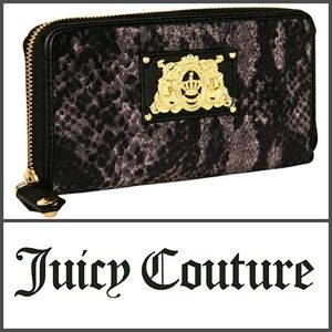 👑 JUICY COUTURE WILD THINGS VELOUR WALLET