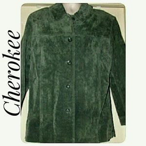Cherokee Jackets & Coats - Cherokee Washable Suede Jacket Women's 12 Cherokee Jackets & Coats - Cherokee Washable Suede Jacket Women's 12
