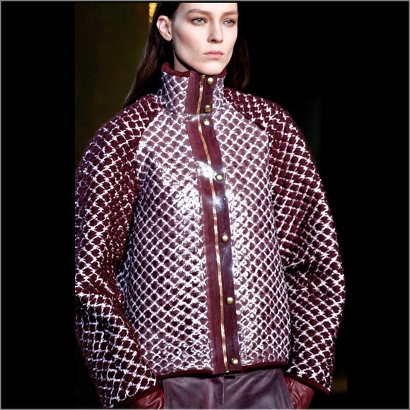 Alexander Wang Runway Jacket Wool Laminated Bomber - Picture 1 of 16