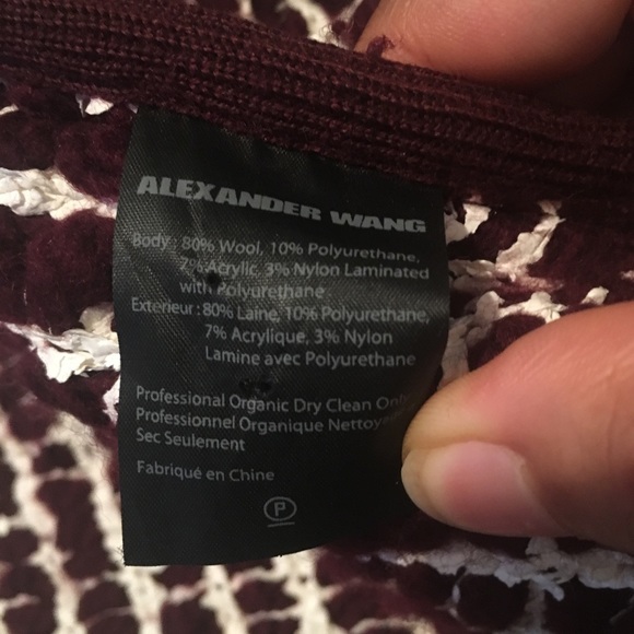 Alexander Wang Runway Jacket Wool Laminated Bomber - Picture 6 of 16