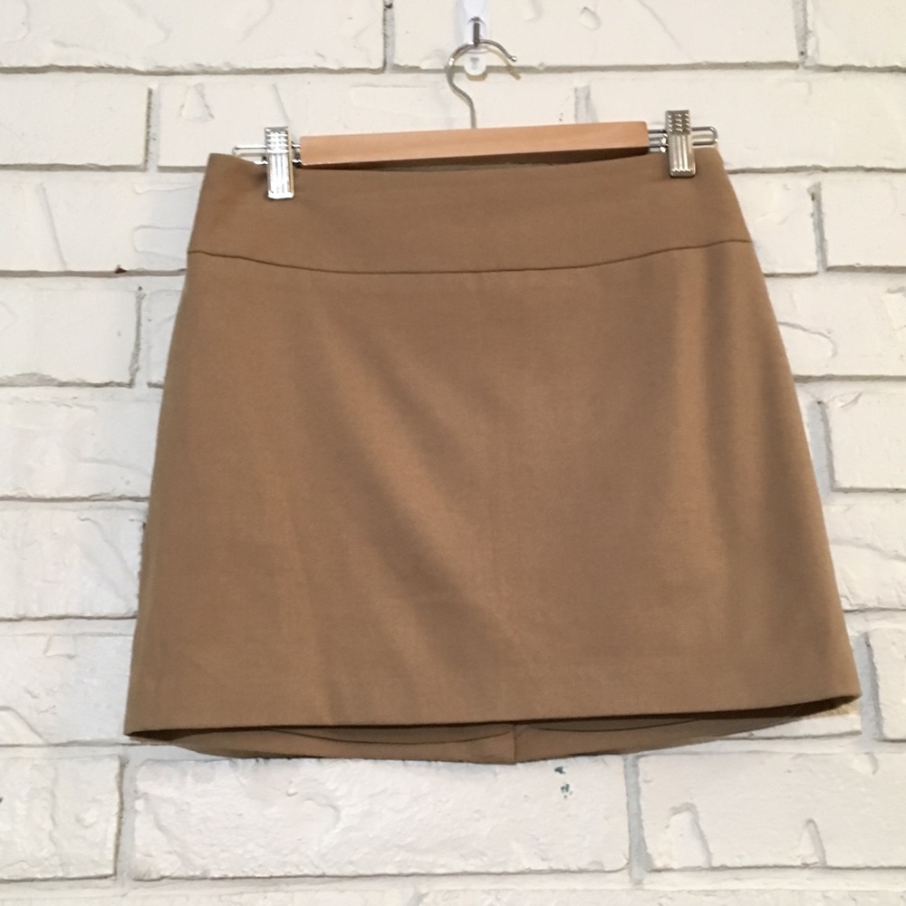 Camel The Limited A-Line Mini Skirt