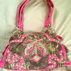 Purse with matching wallet and cell phone case
