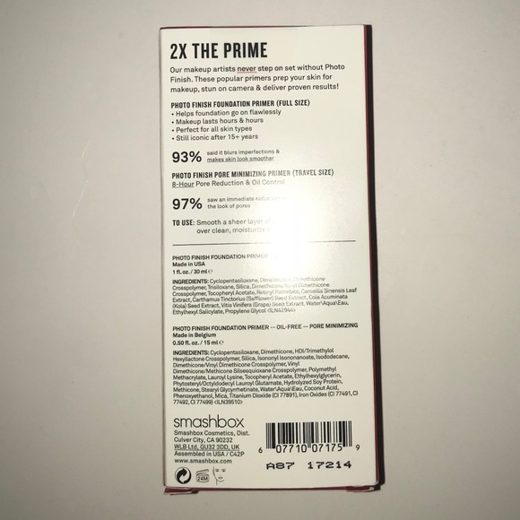 Smashbox 2x Primer Set - Picture 3 of 5