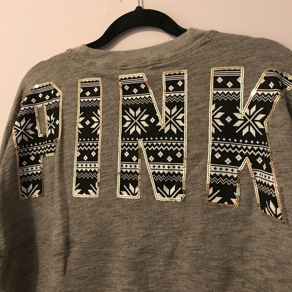 NEW PINK Christmas shirt