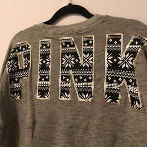 NEW PINK Christmas shirt