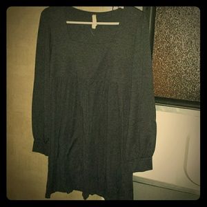 Long sleeve Pullover Mini Dress