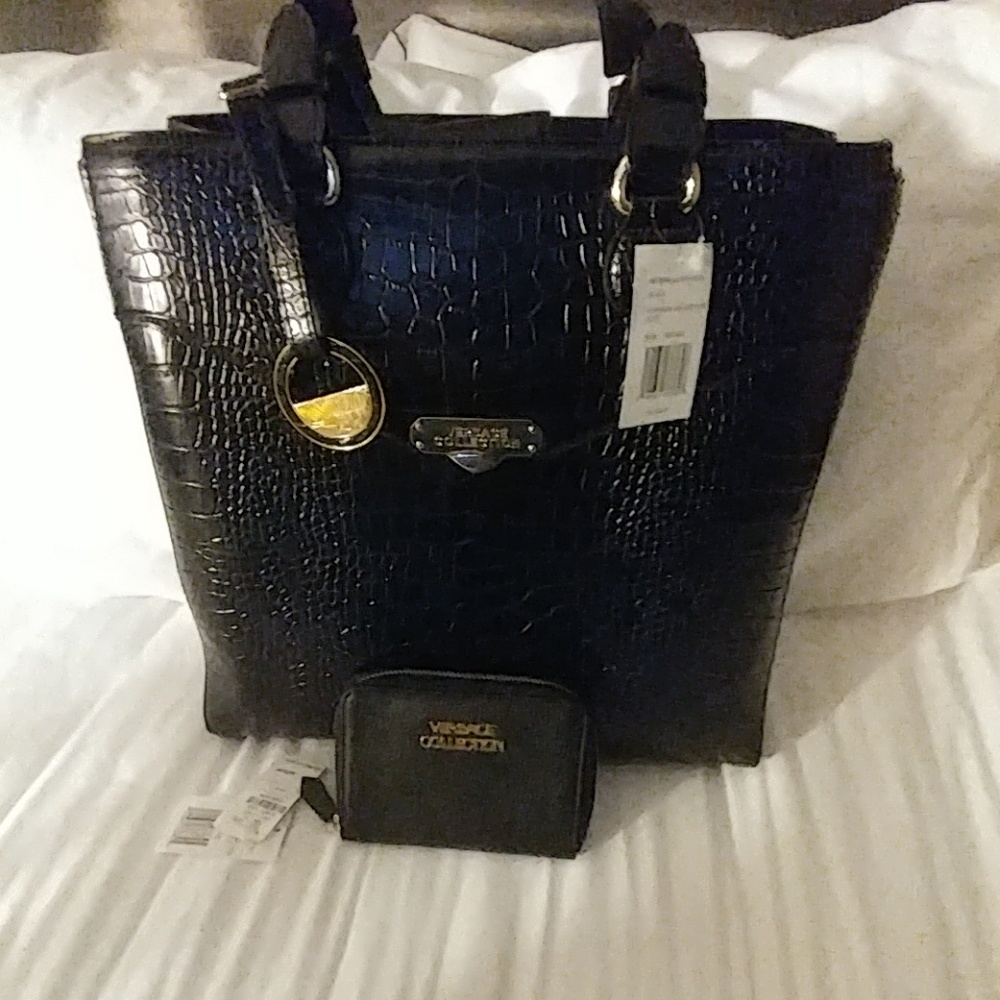 Versace. Collection Black Tote