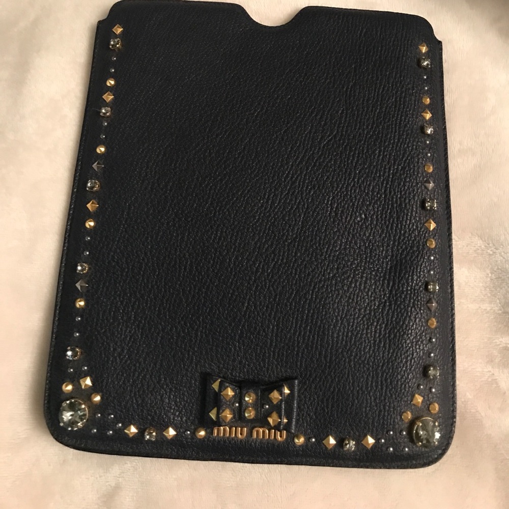 Authentic Miu Miu iPad Air case in mint condition